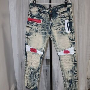 Elite Premium Denim. Fade Rays Jeans.  Sz 36/34